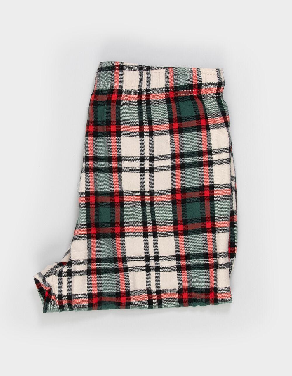 RSQ Mens Plaid Pajama Pants - WHT/GRAY Product Image