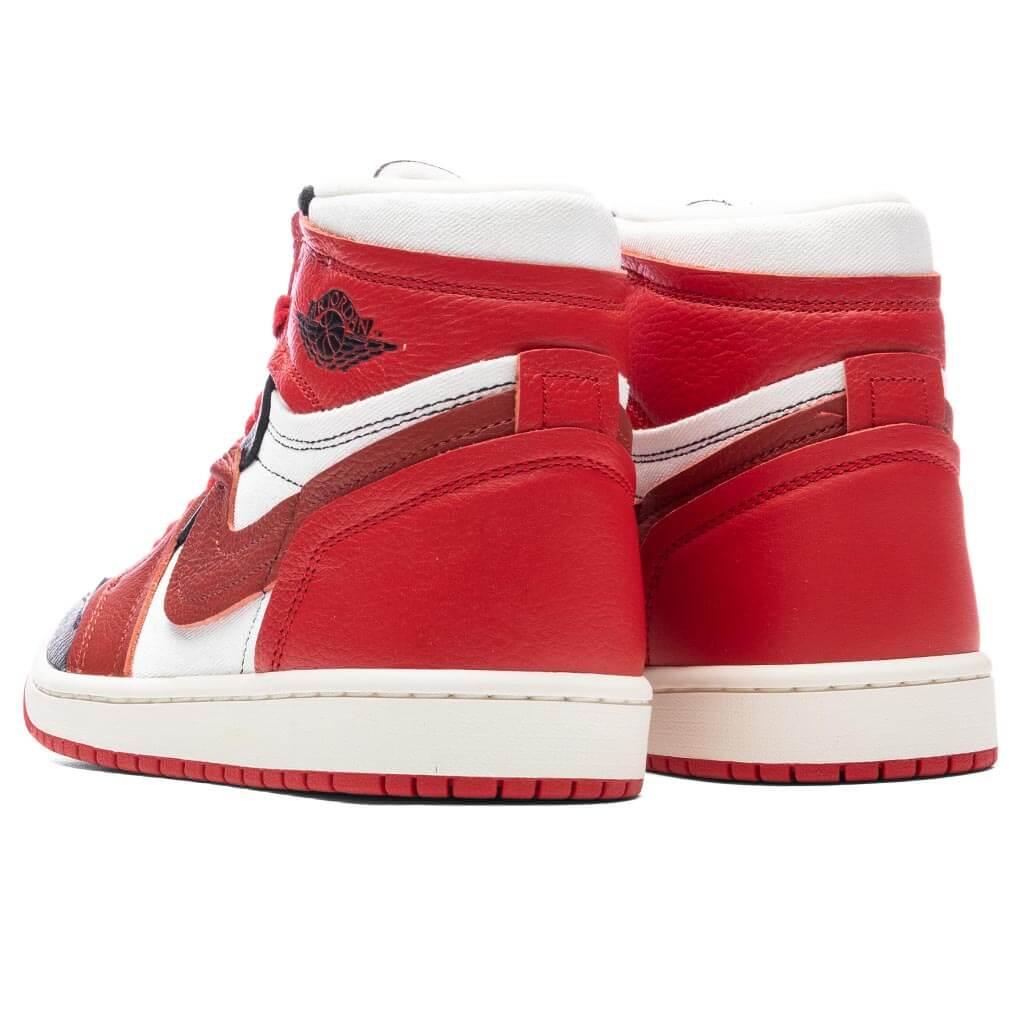 Women's Air Jordan 1 High MM - Sport Red/Dune Red/Black Female Product Image