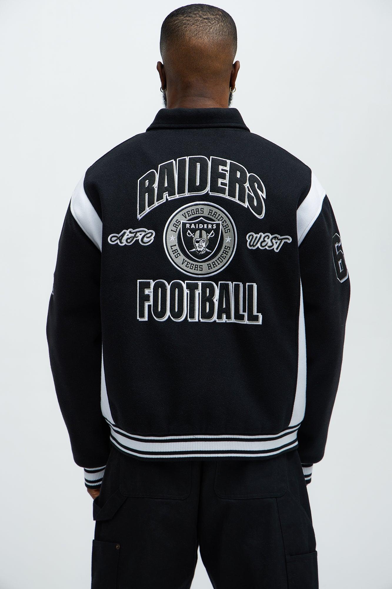Raiders Air Supremacy Jacket - Black/White Male Product Image