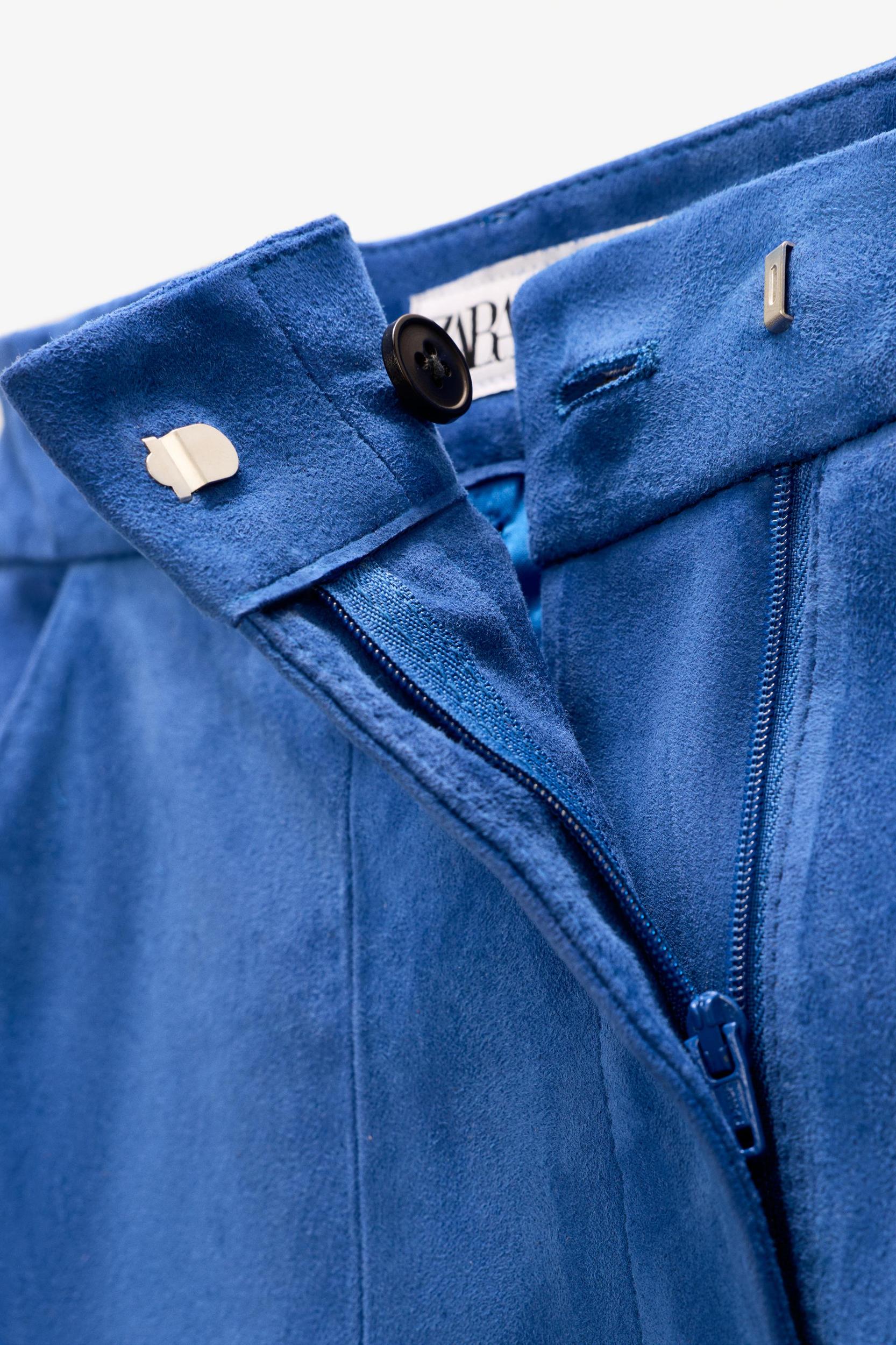 100% SUEDE LEATHER PANTS LIMITED EDITION Product Image