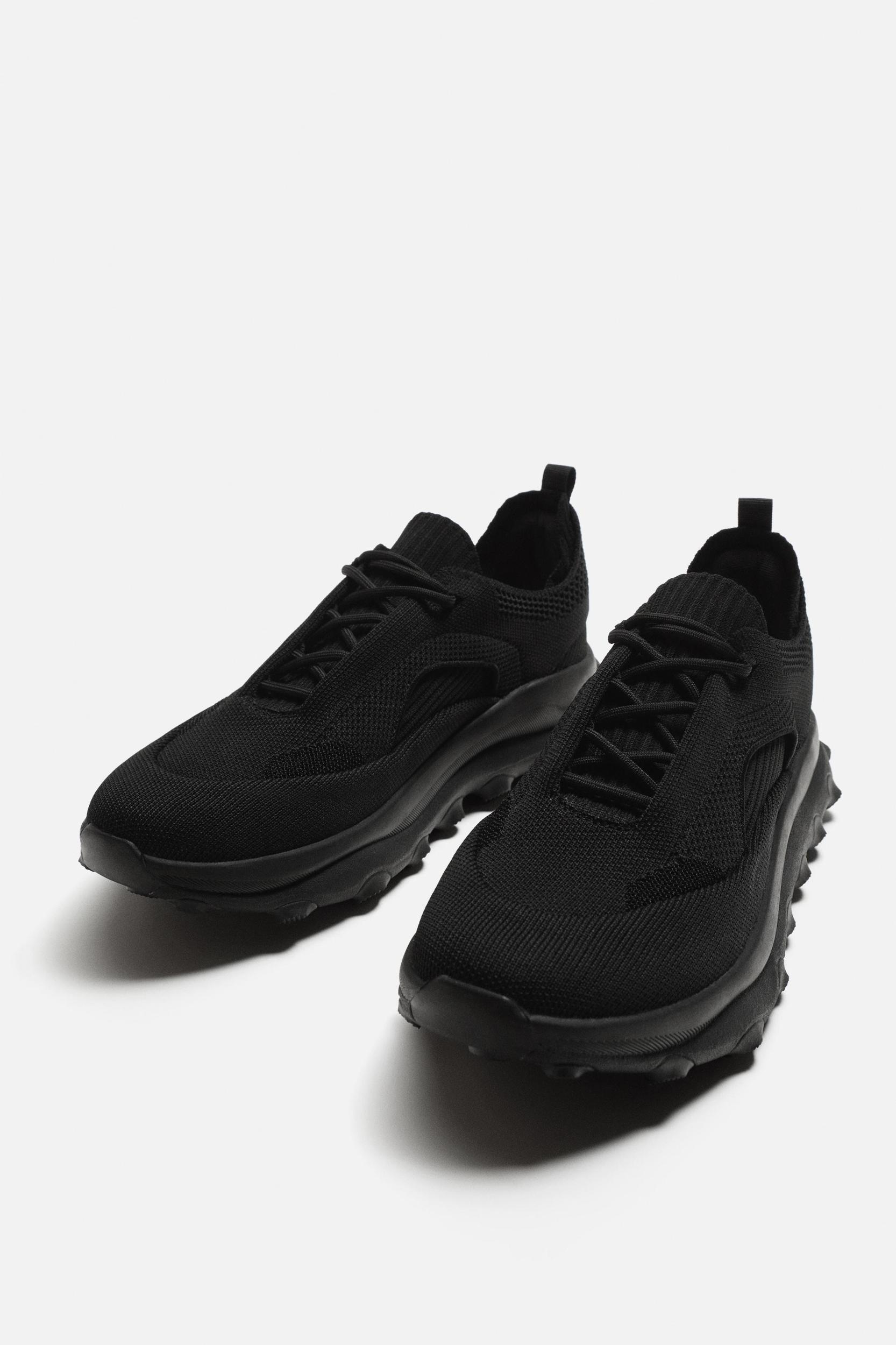 KNIT CHUNKY SNEAKERS Product Image