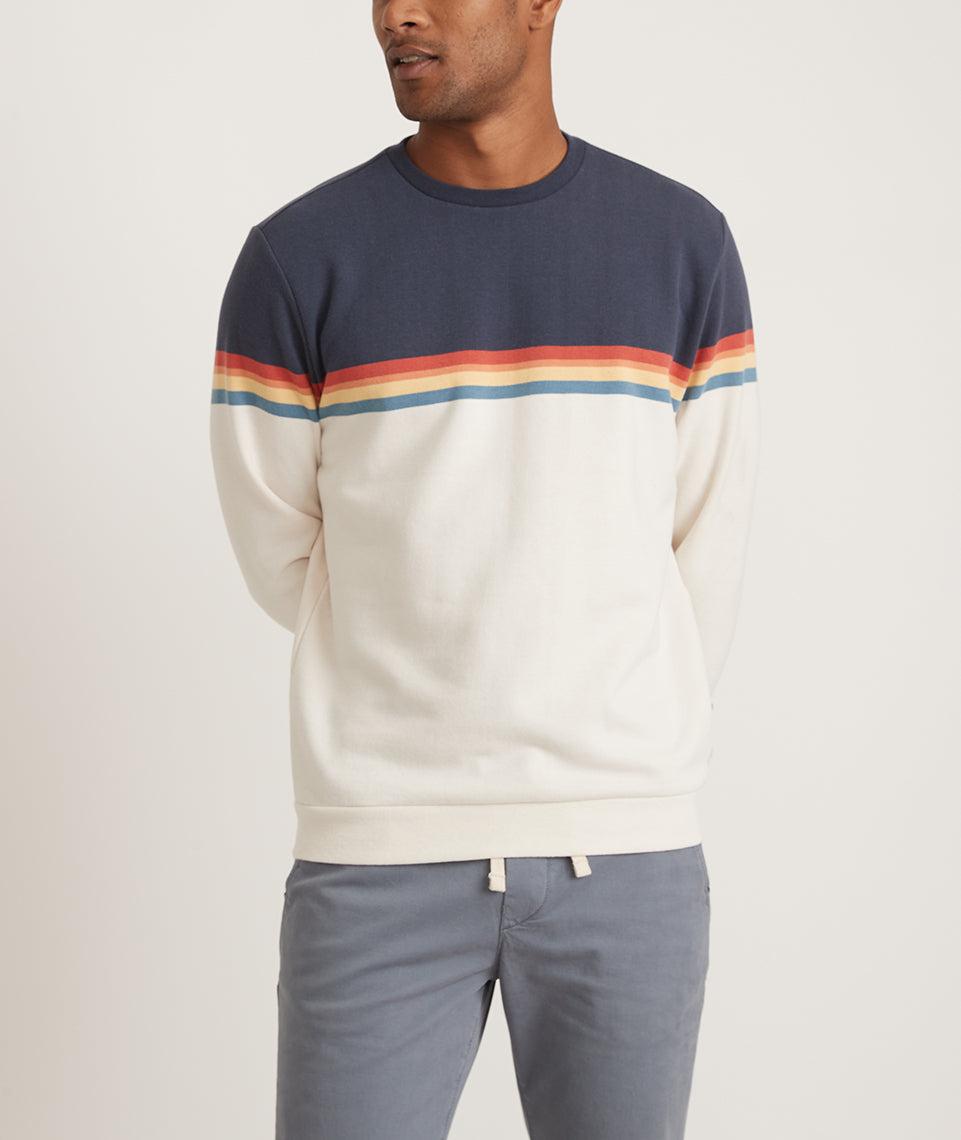 Sunset Stripe Sweatshirt in Colorblock Sunset Stripe Product Image