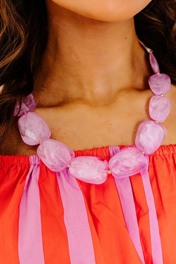 Kind Gesture Necklace in Lavender Product Image