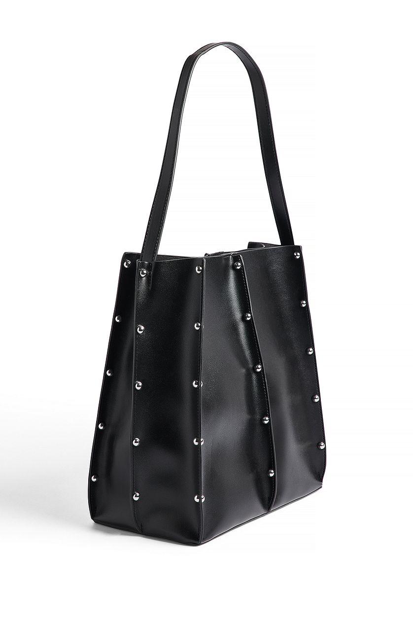 Studded Tote Bucket Bag Product Image