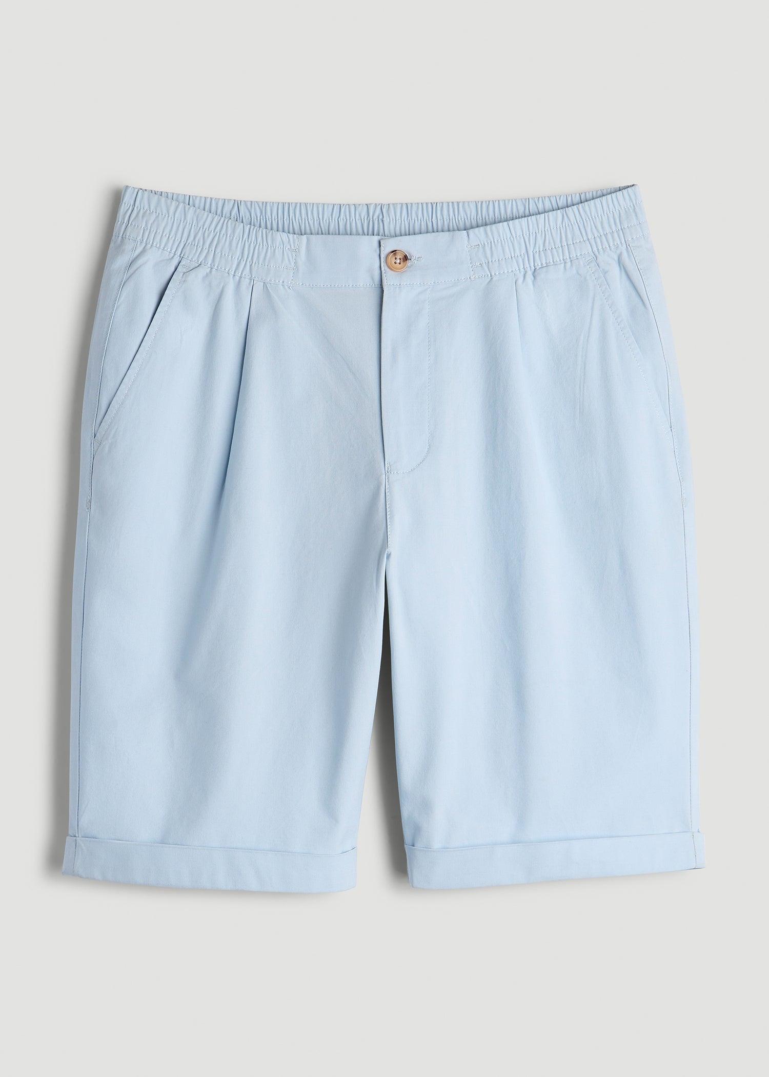 Bermuda Shorts for Tall Men in Ice Blue Male Product Image