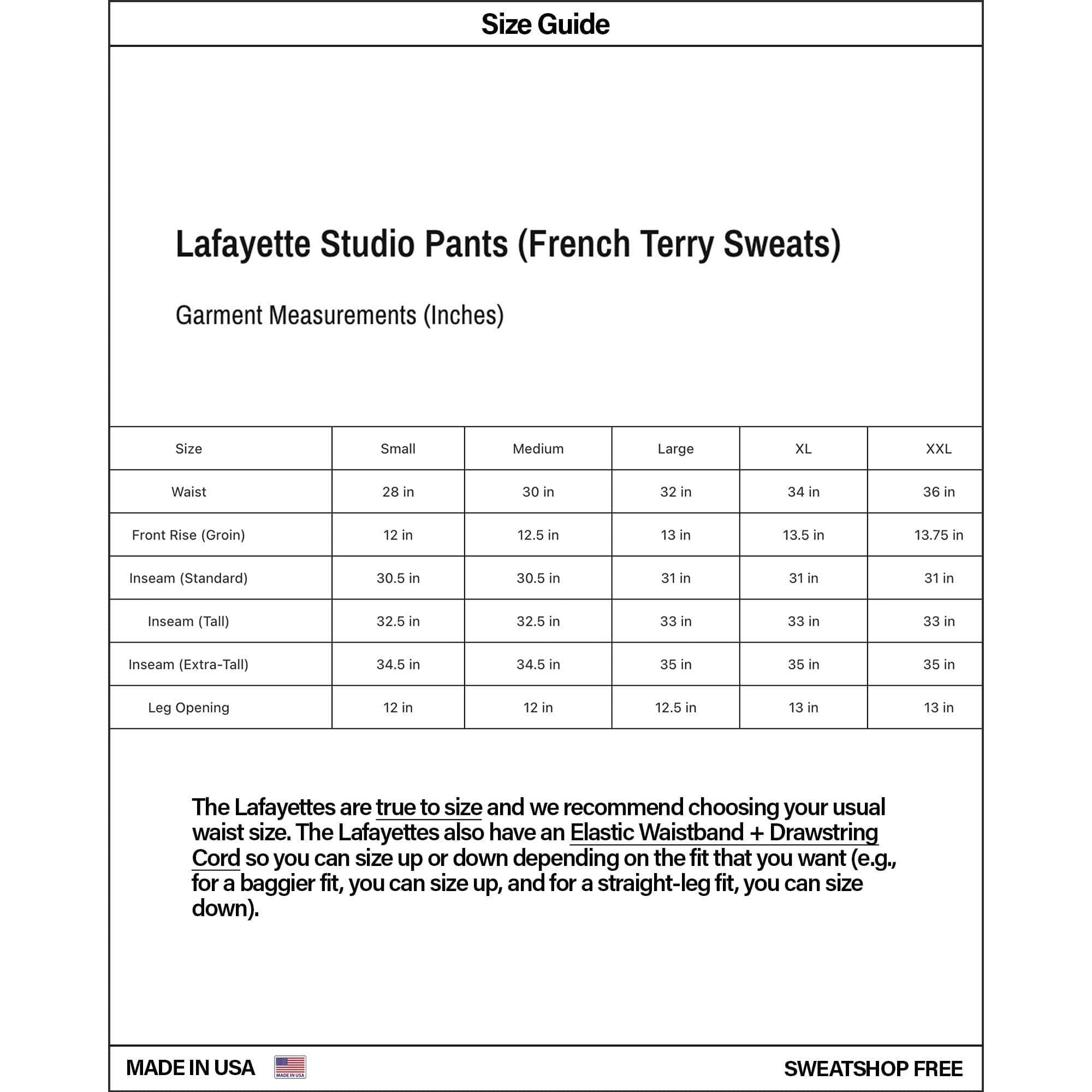 Lafayette Flare Studio Pants (Sweats) Product Image