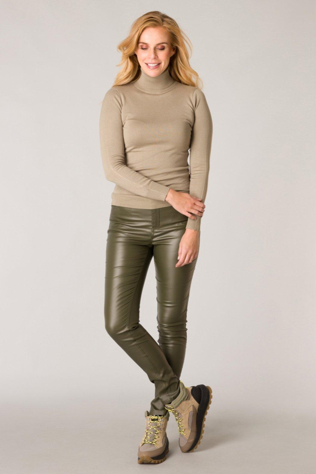 Long sleeve turtleneck light weight sweater Product Image