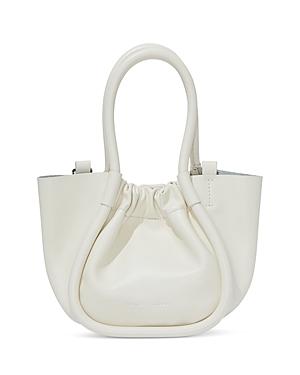 XS Ruched Leather Tote Bag Product Image