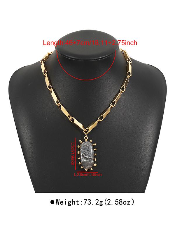 Normcore Chains Geometric Necklaces Accessories Product Image