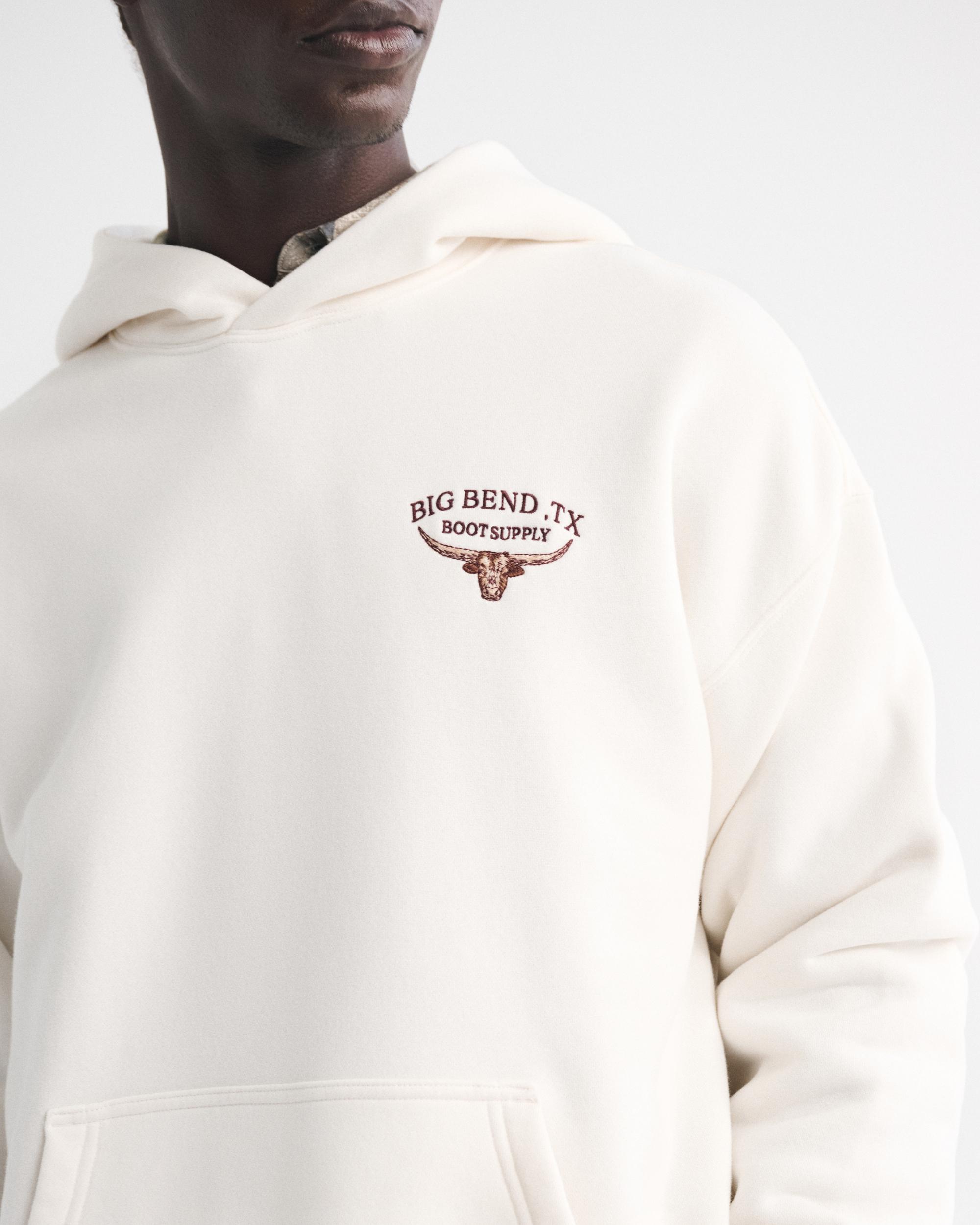 Western Graphic Popover Hoodie Product Image