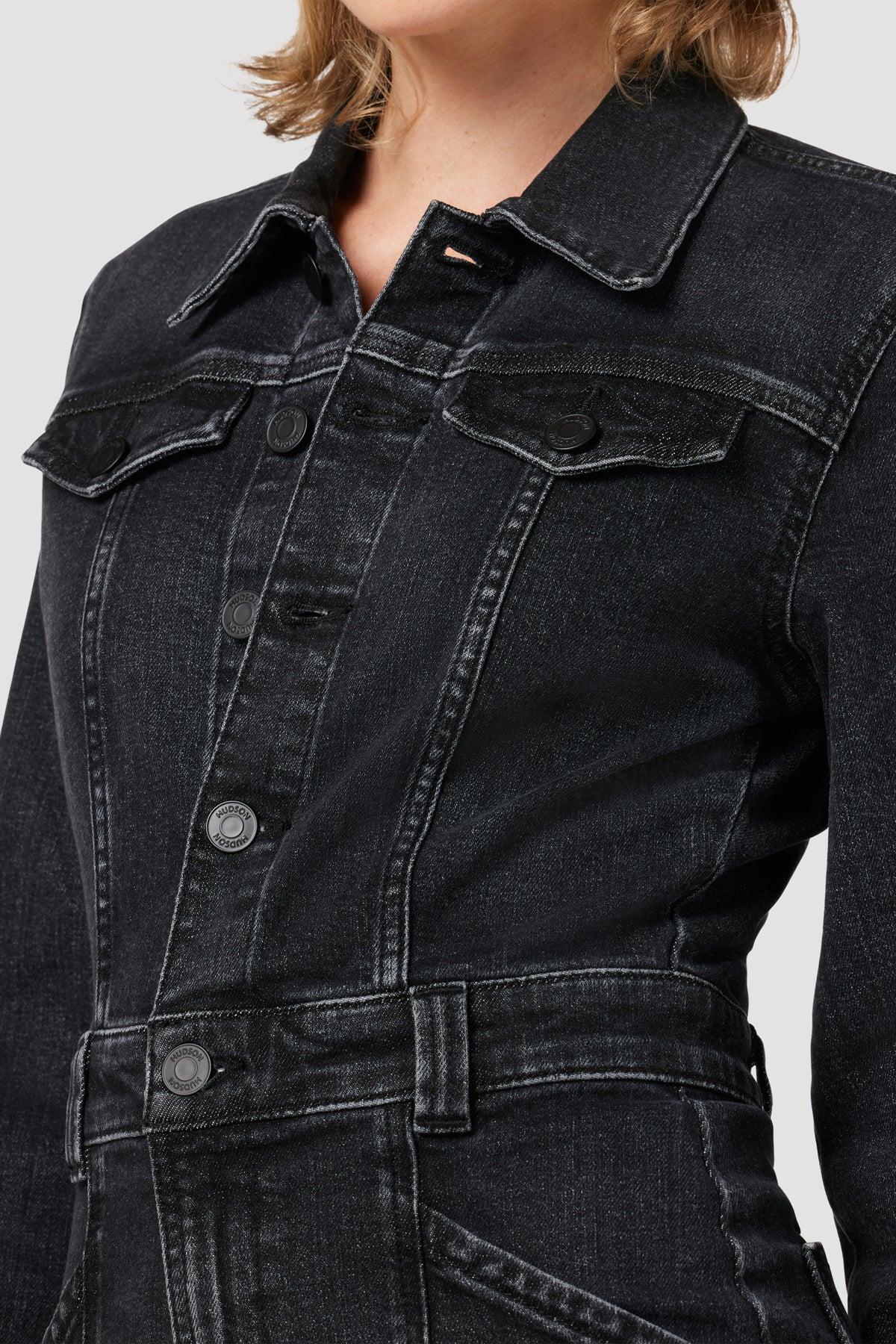 Long Sleeve Reconstructed Dress Female Product Image