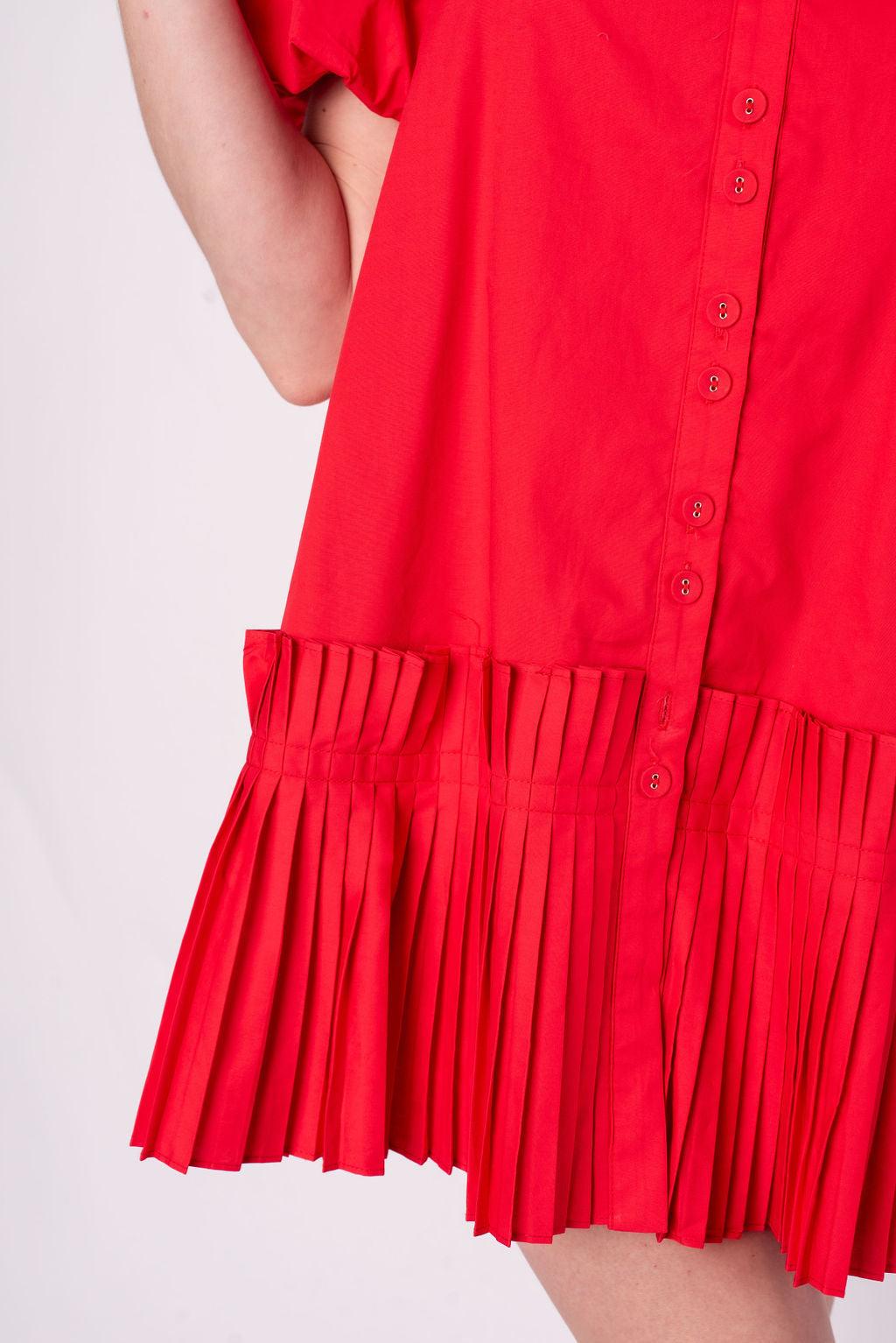 Sydney Button Front Mini Dress Product Image