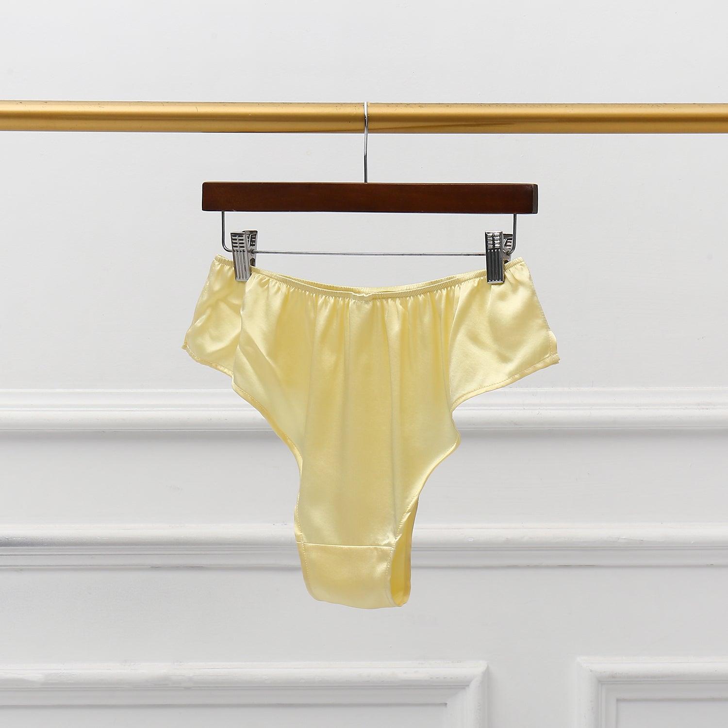 Sample Pure Silk Bikini Size S | Turquoise | Mulberry Silk Pantie Product Image