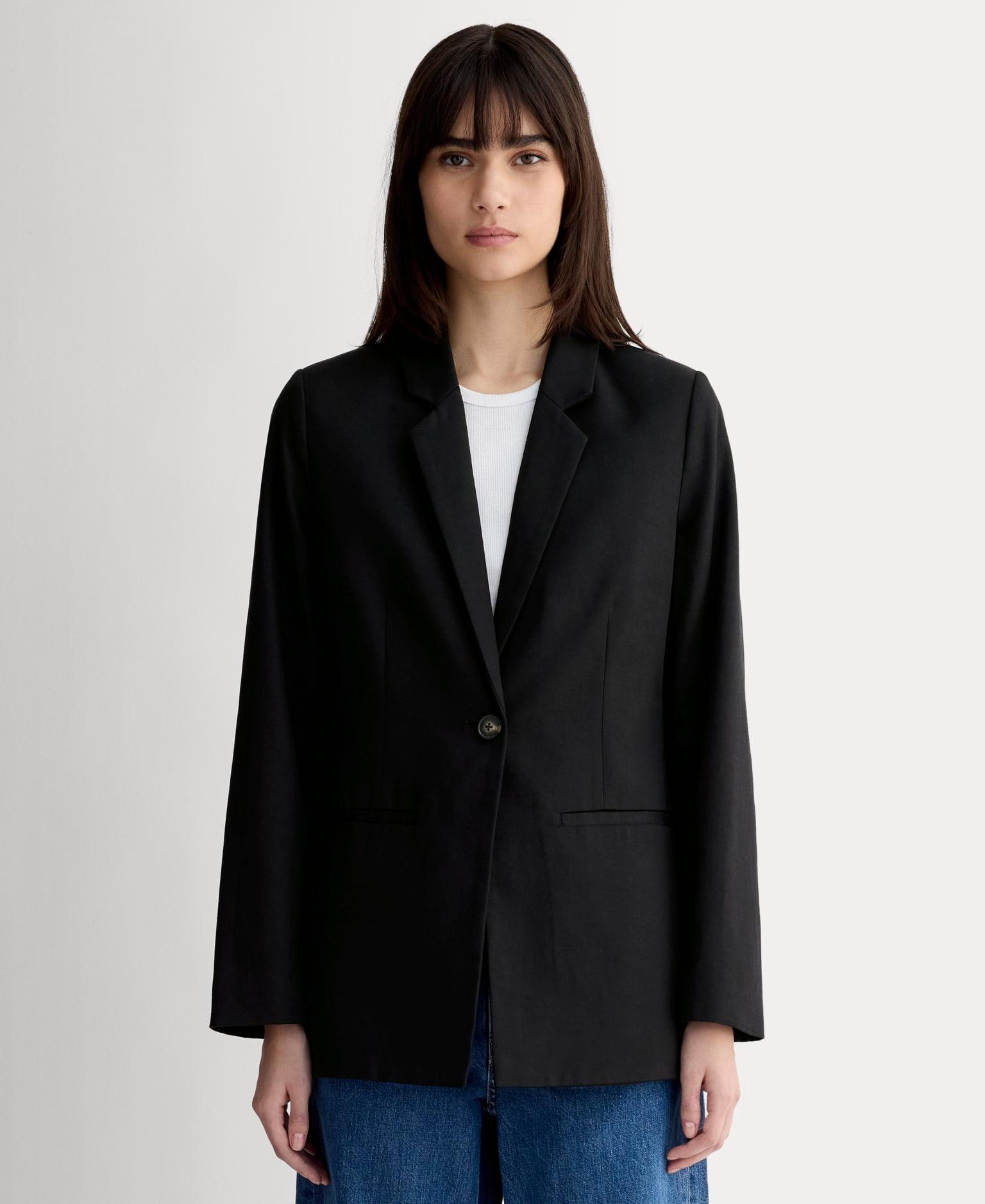 The Relaxed Blazer in Buttersmooth Product Image