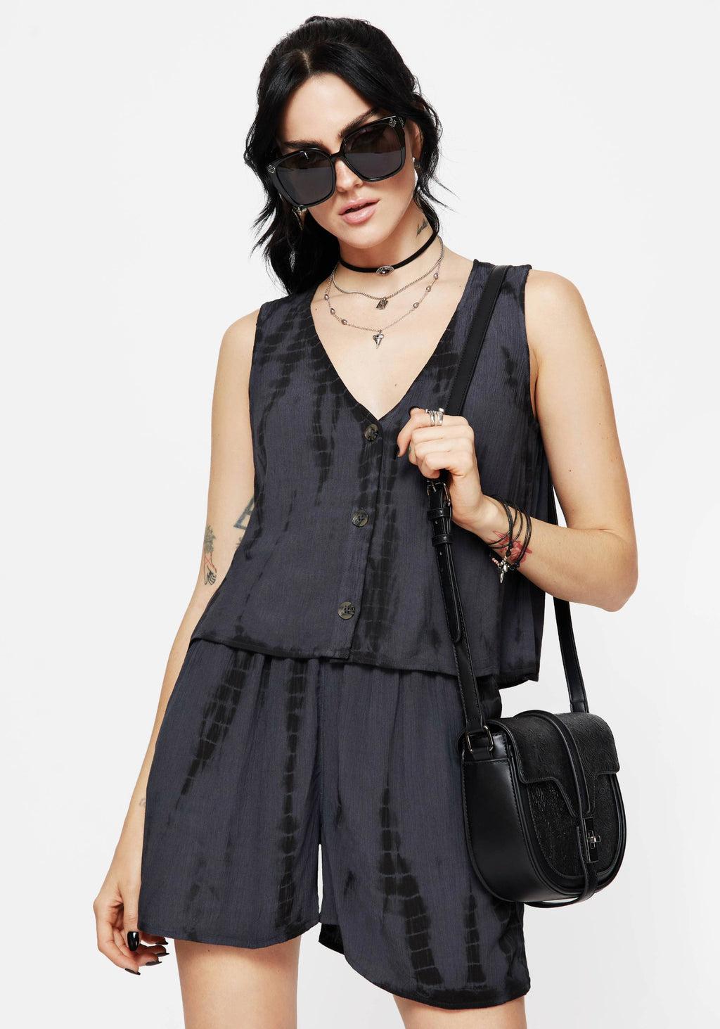 Aria Tie Dye Shorts Product Image