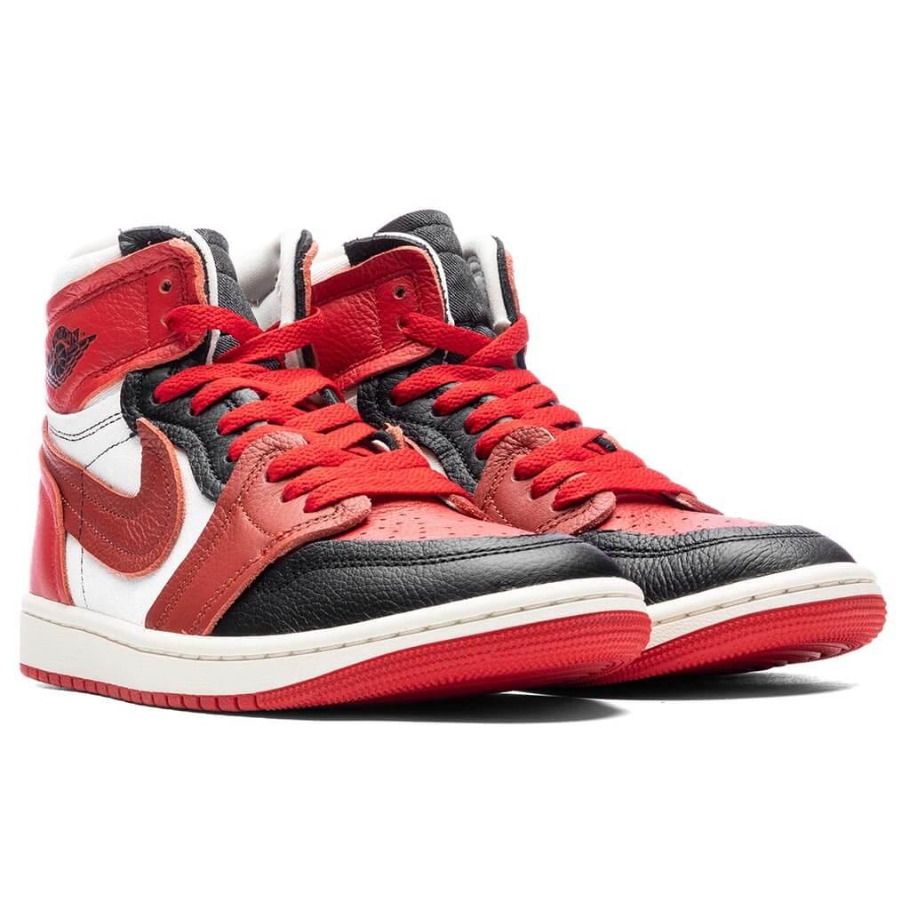 Women's Air Jordan 1 High MM - Sport Red/Dune Red/Black Female Product Image