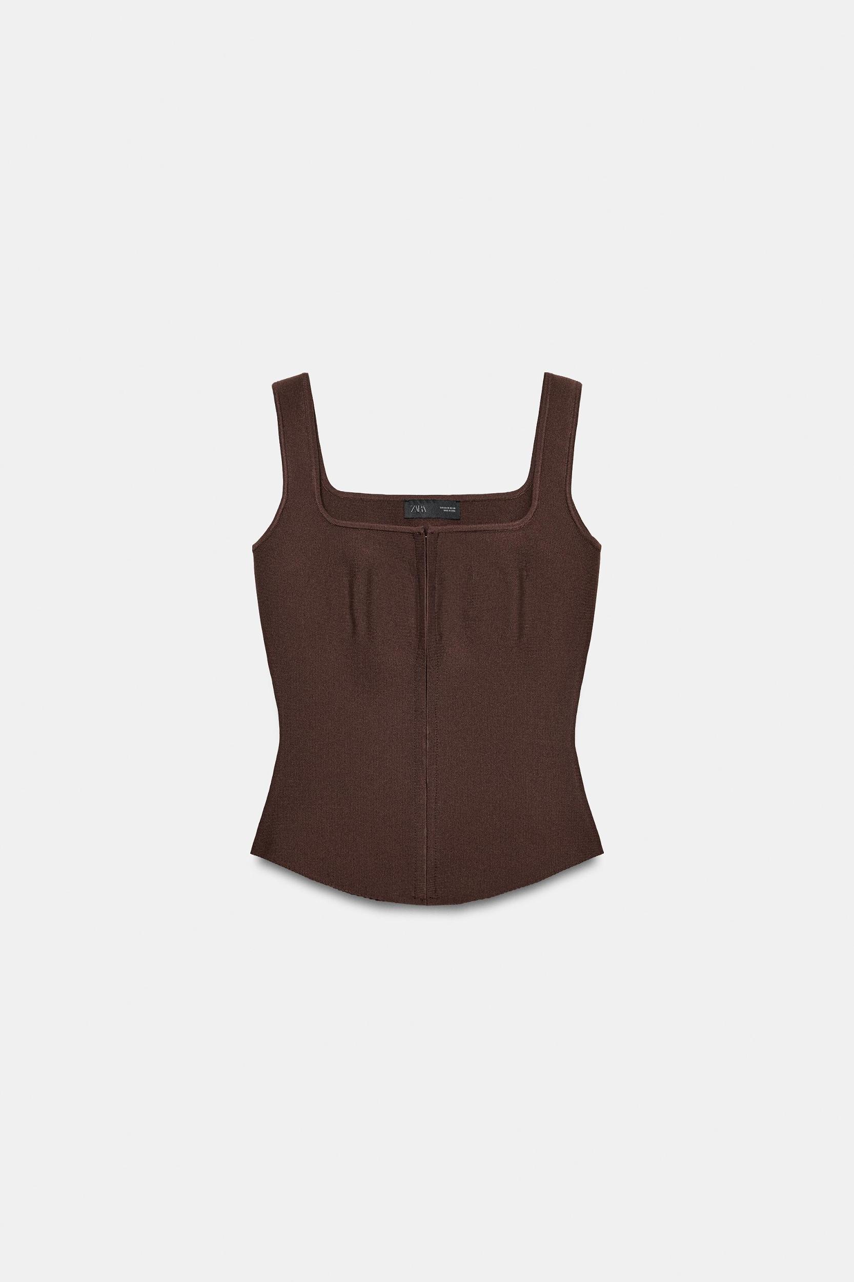 KNIT CORSET TOP Product Image
