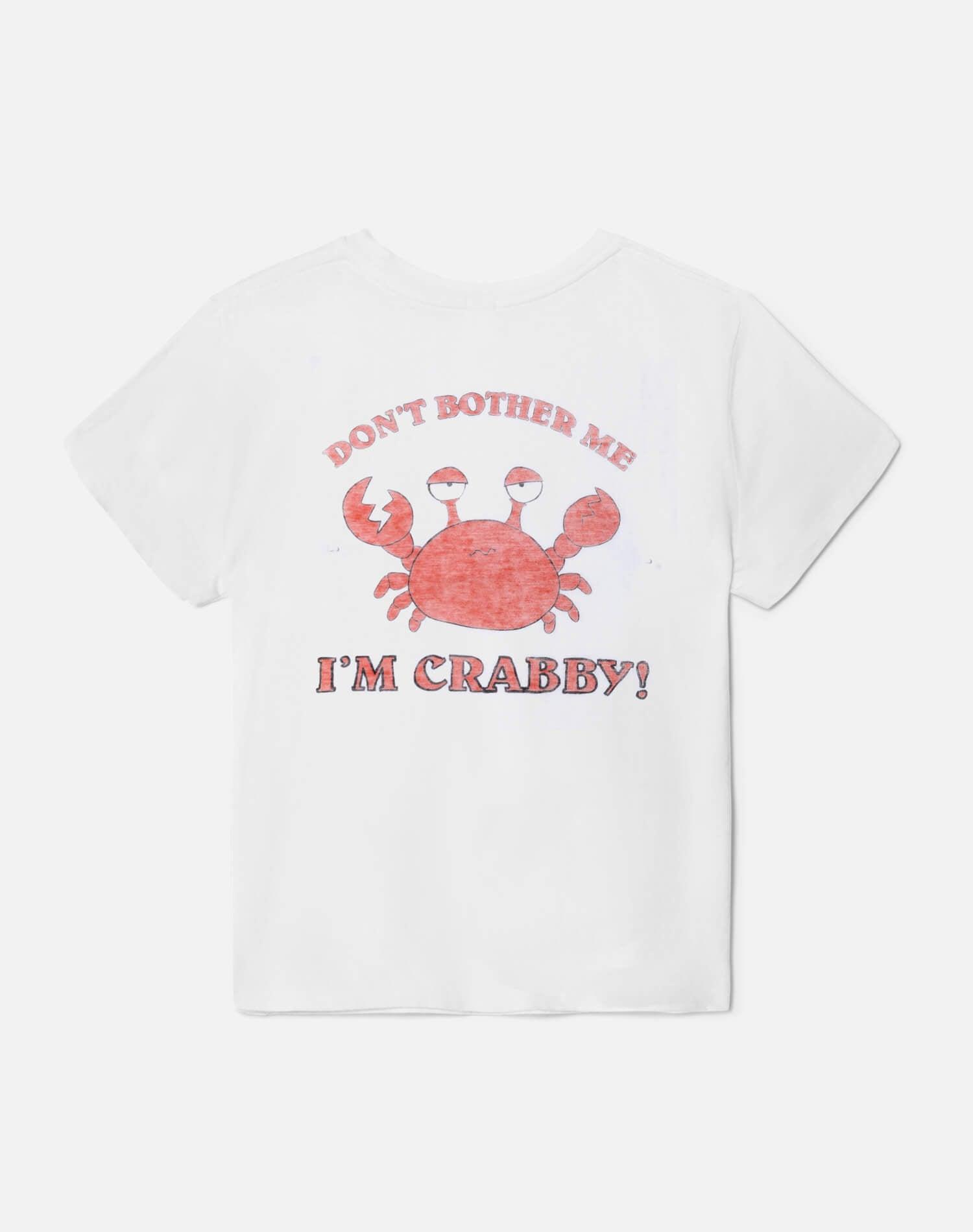 Boyfriend "Crabby" Tee - Optic White Product Image