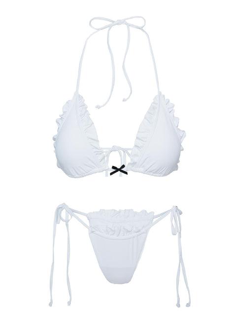 Dream Drift Bikini Top White Product Image