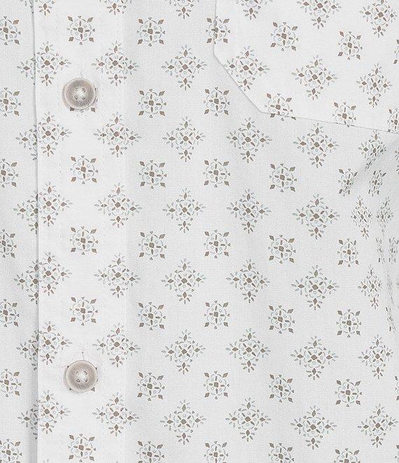 Rowm Short Sleeve Diamond Geo Print Shirt Product Image