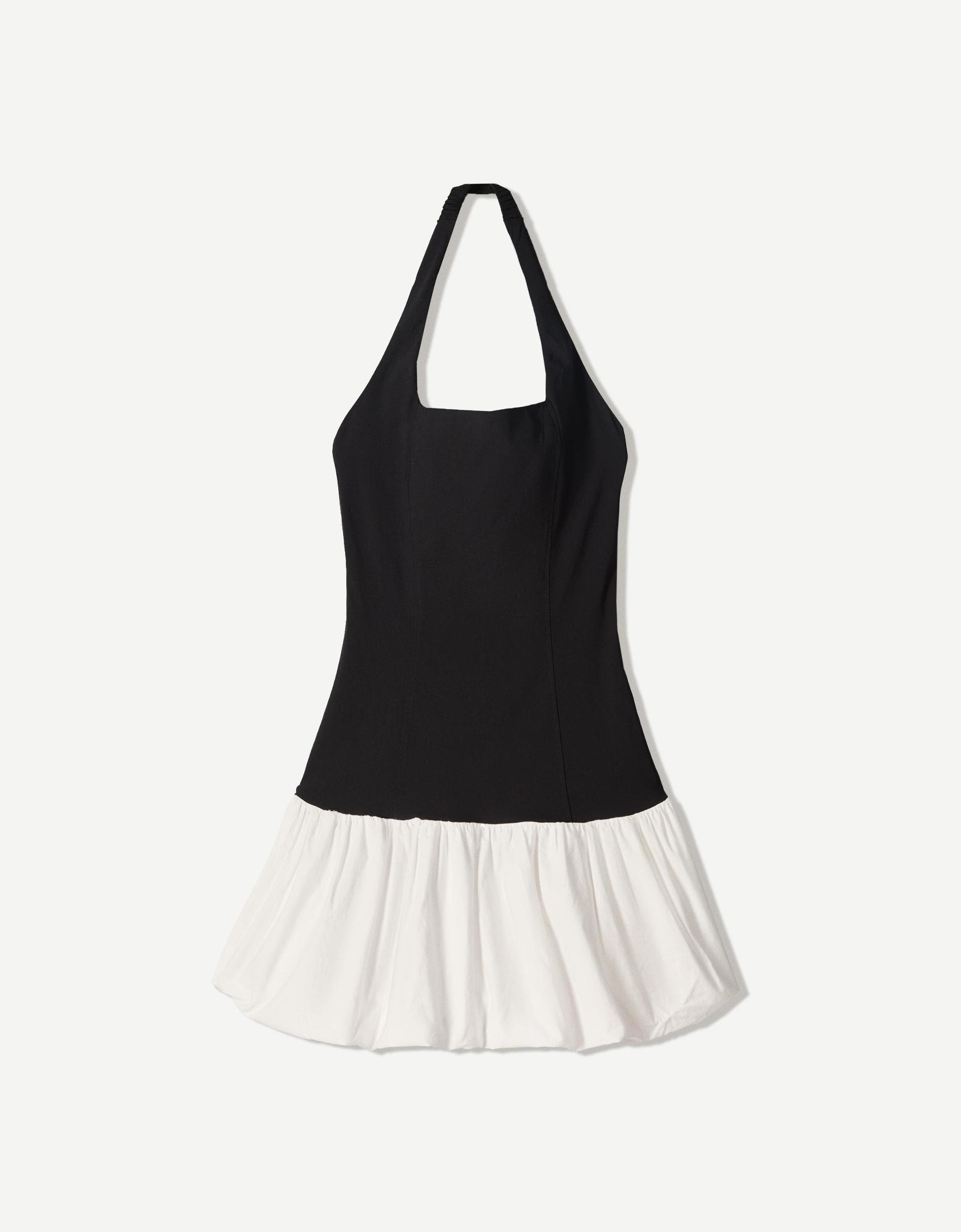 Balloon skirt mini dress Product Image