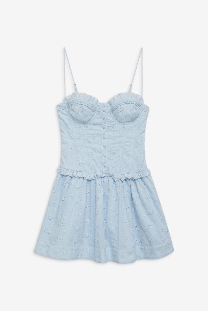 Marlowe Mini Dress — Blue Product Image