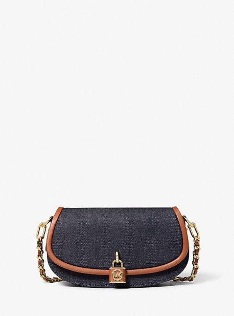 Mila Small Denim Shoulder Bag Product Image