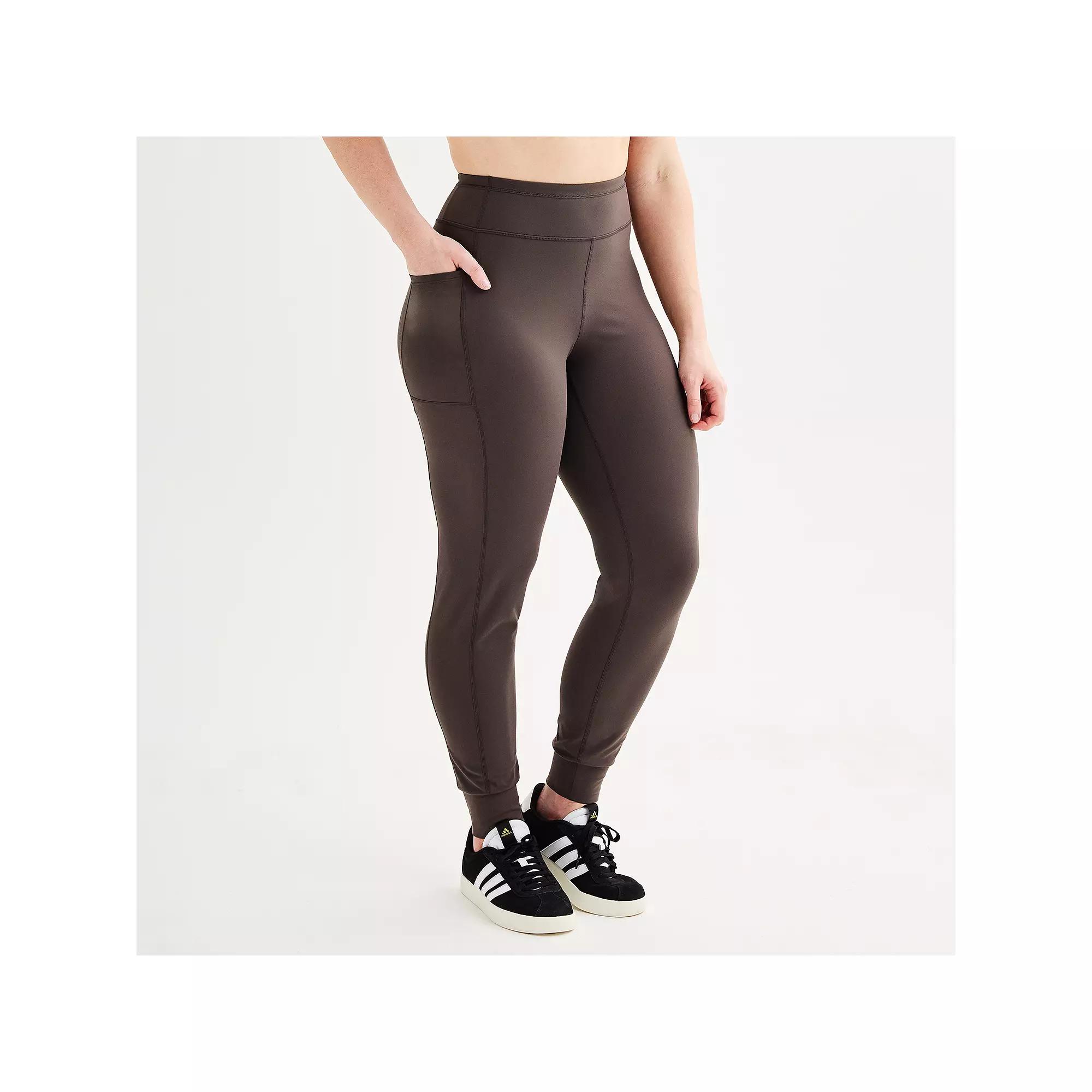 Women's FLX Affirmation High-Rise Joggers with Side Pockets, Size: Large, Landon Purple Product Image