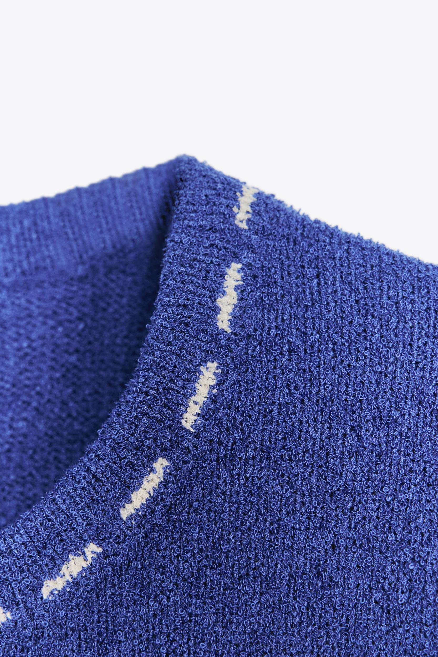 TOPSTITCH KNIT TOP Product Image