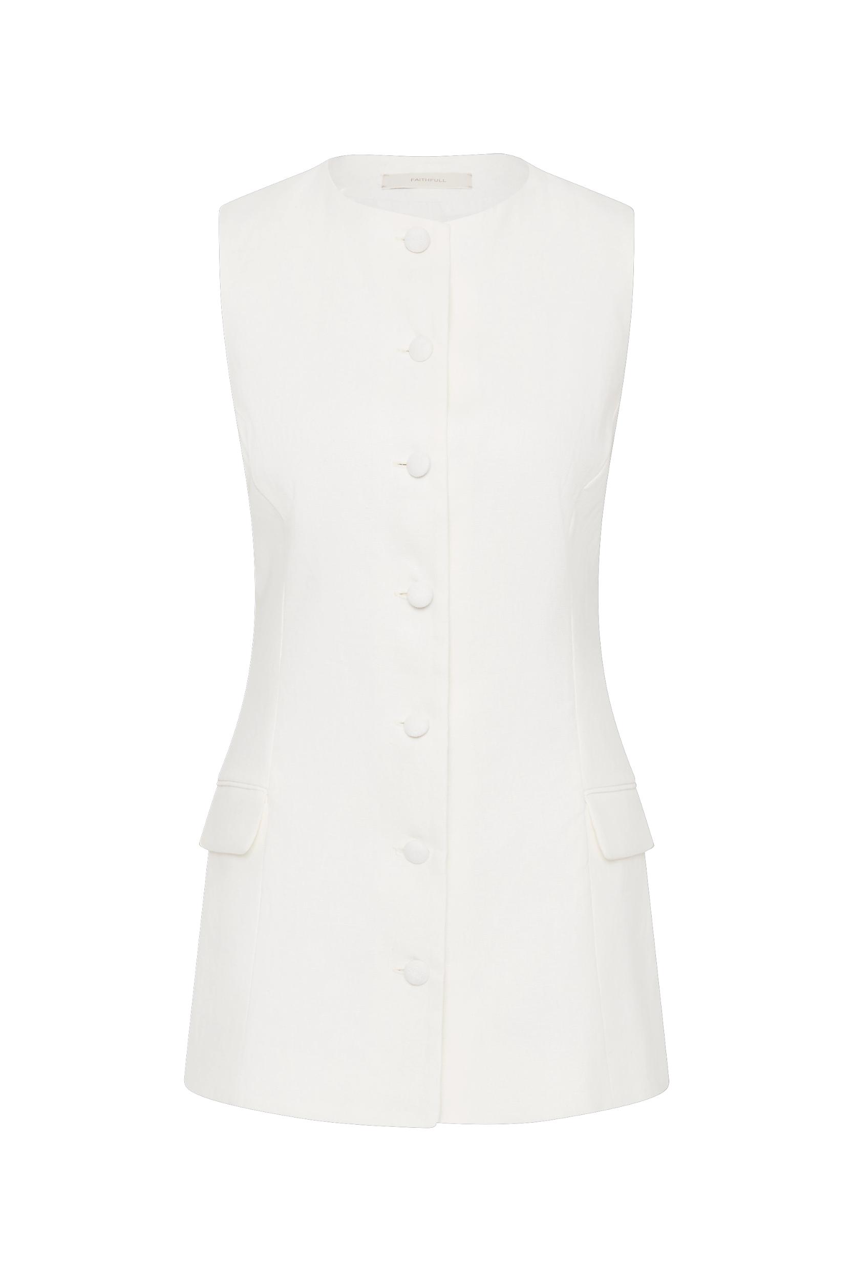 Noa Mini Dress White - Final Sale Product Image