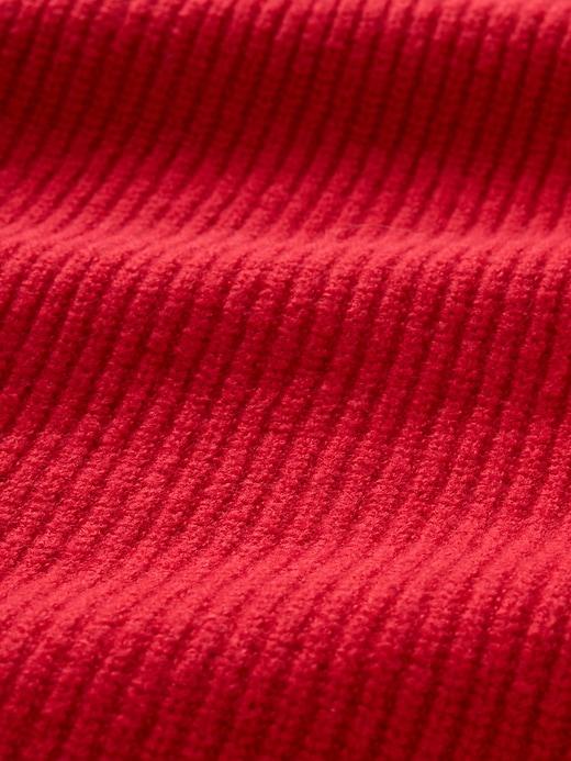 CashSoft Shaker-Stitch Mini Sweater Dress Product Image