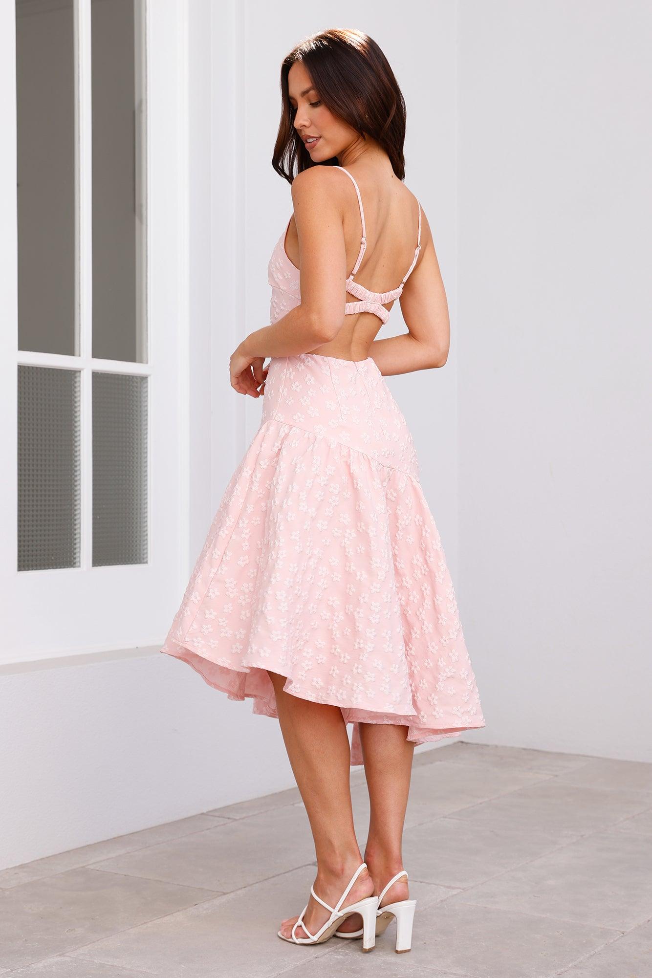 Delicacies Midi Dress Pink Product Image