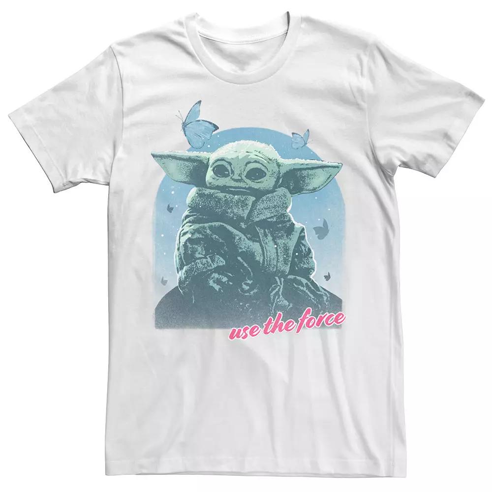 Big & Tall Star Wars: The Mandalorian Grogu Use The Force R14 Tee, Men's,  Product Image