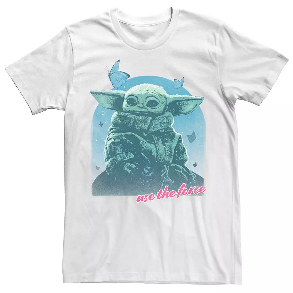 Big & Tall Star Wars: The Mandalorian Grogu Use The Force R14 Tee, Men's,  Product Image