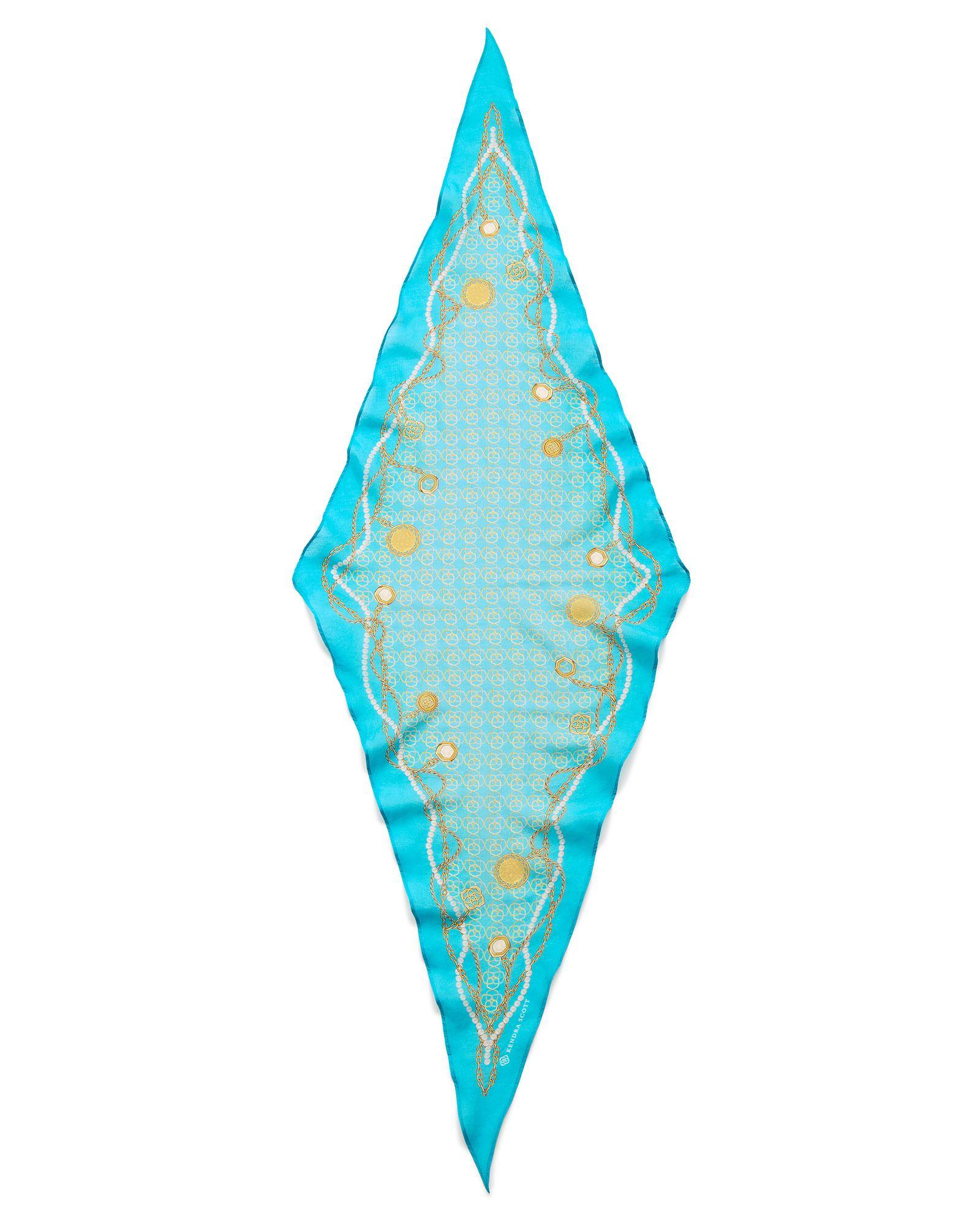 Lily Diamond Scarf in Blue Product Image