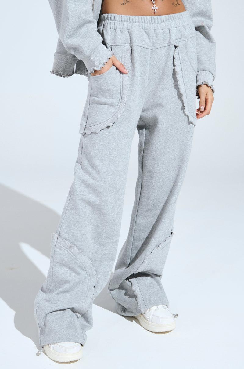 COME CHILL WITH ME WIDE LEG JOGGER Product Image