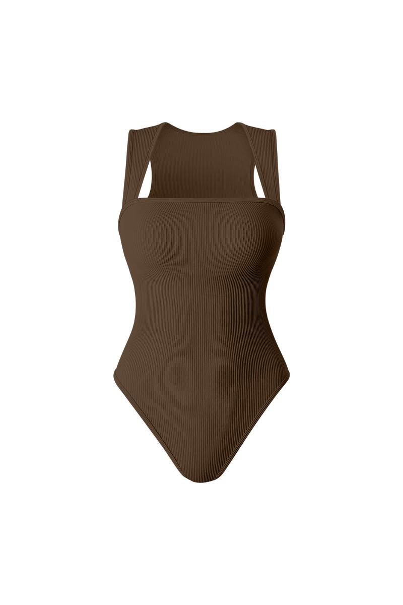 Revenge Body Racerback Wide Straps Bodysuit Product Image