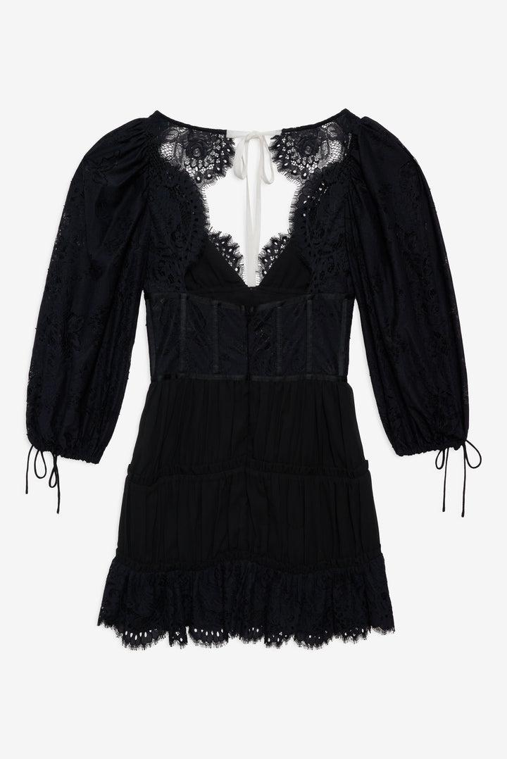 Ellis Mini Dress — Black Product Image