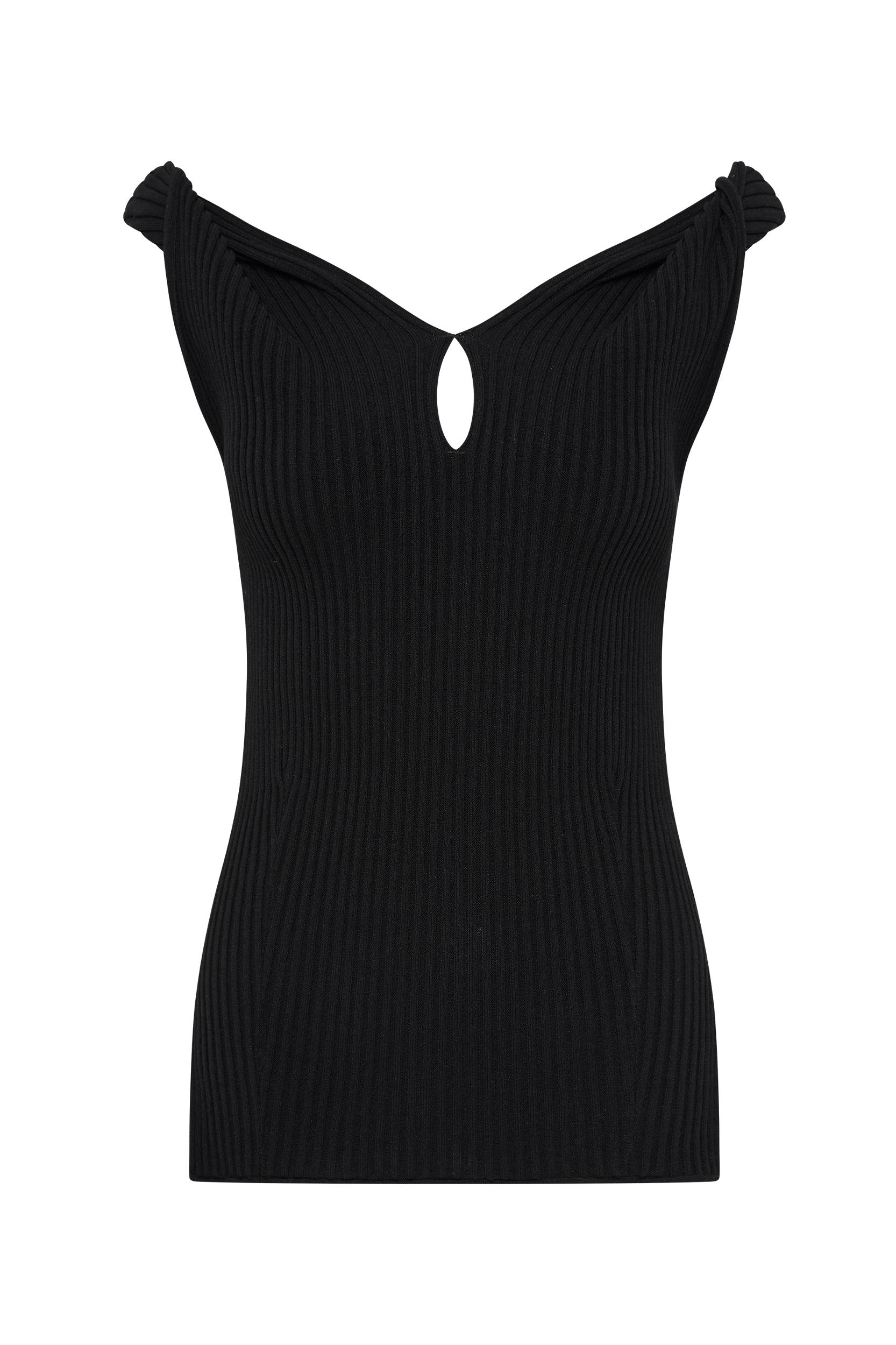 Heidi Knit Top Black - Final Sale Product Image