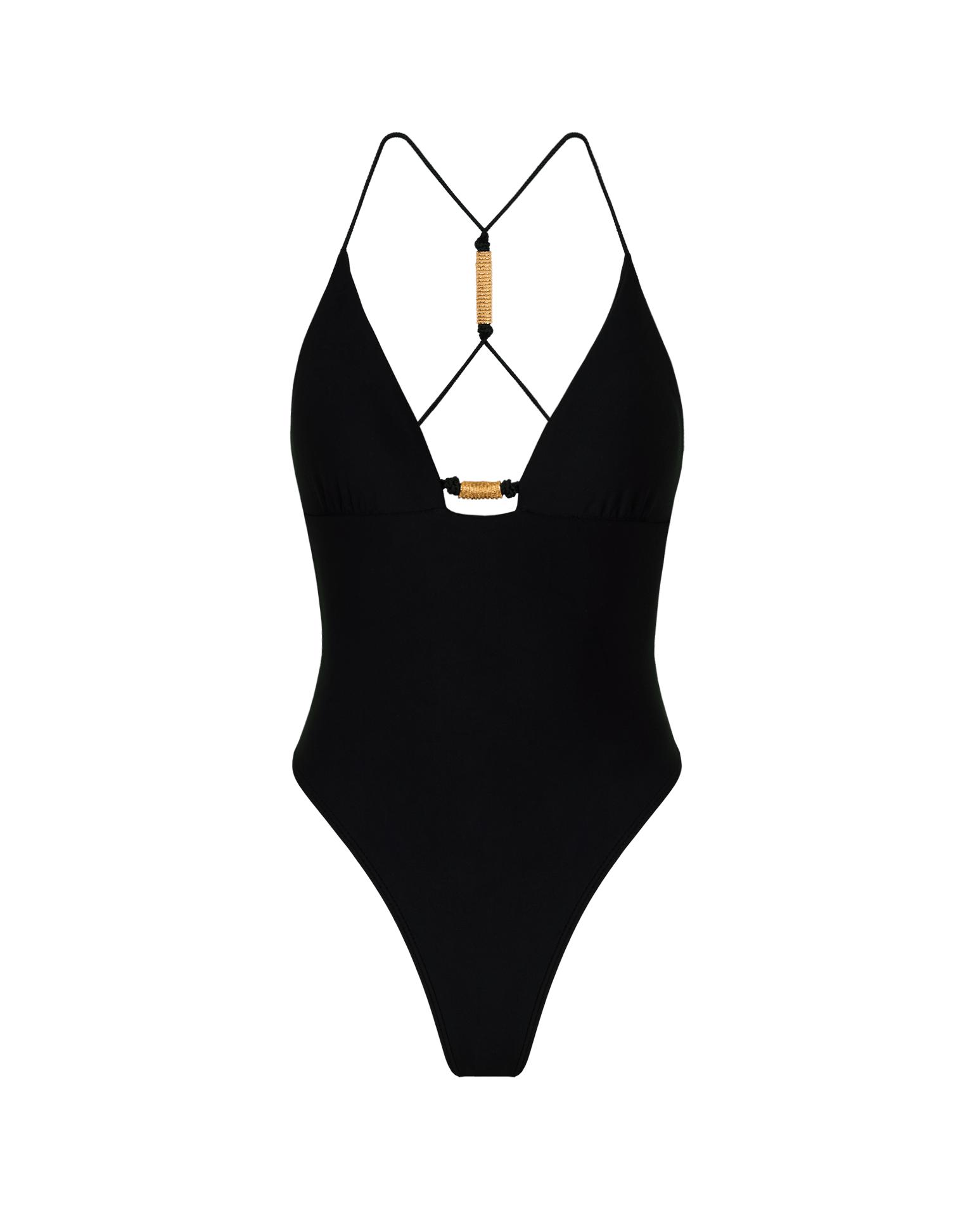 Matte Stacy One Piece - Black Product Image