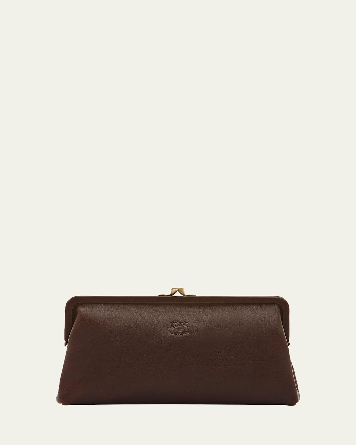 Manuela Vegetable-Tanned Leather Clutch Bag Product Image