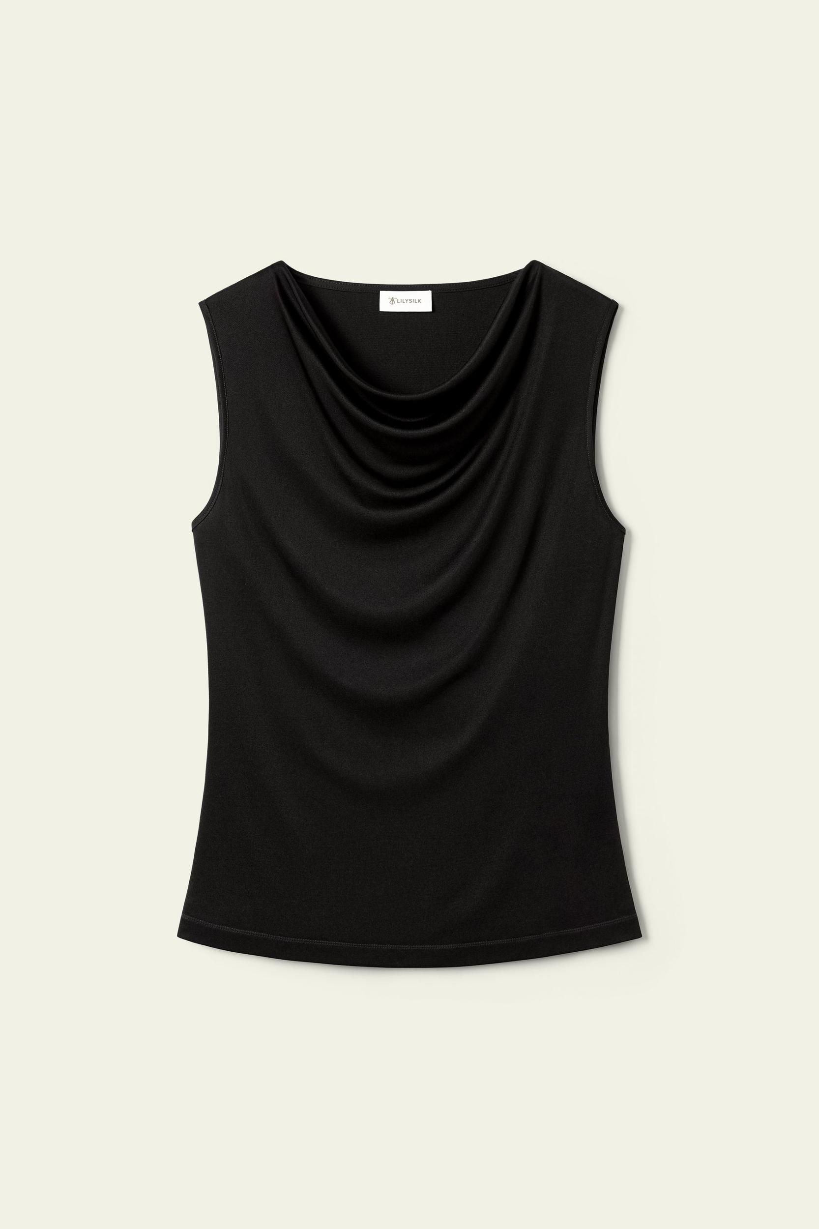 LILYSILK Silk Tshirt | Female | Lilac Premium Silk | Comfortable Perfect for Layering Tops XL Product Image