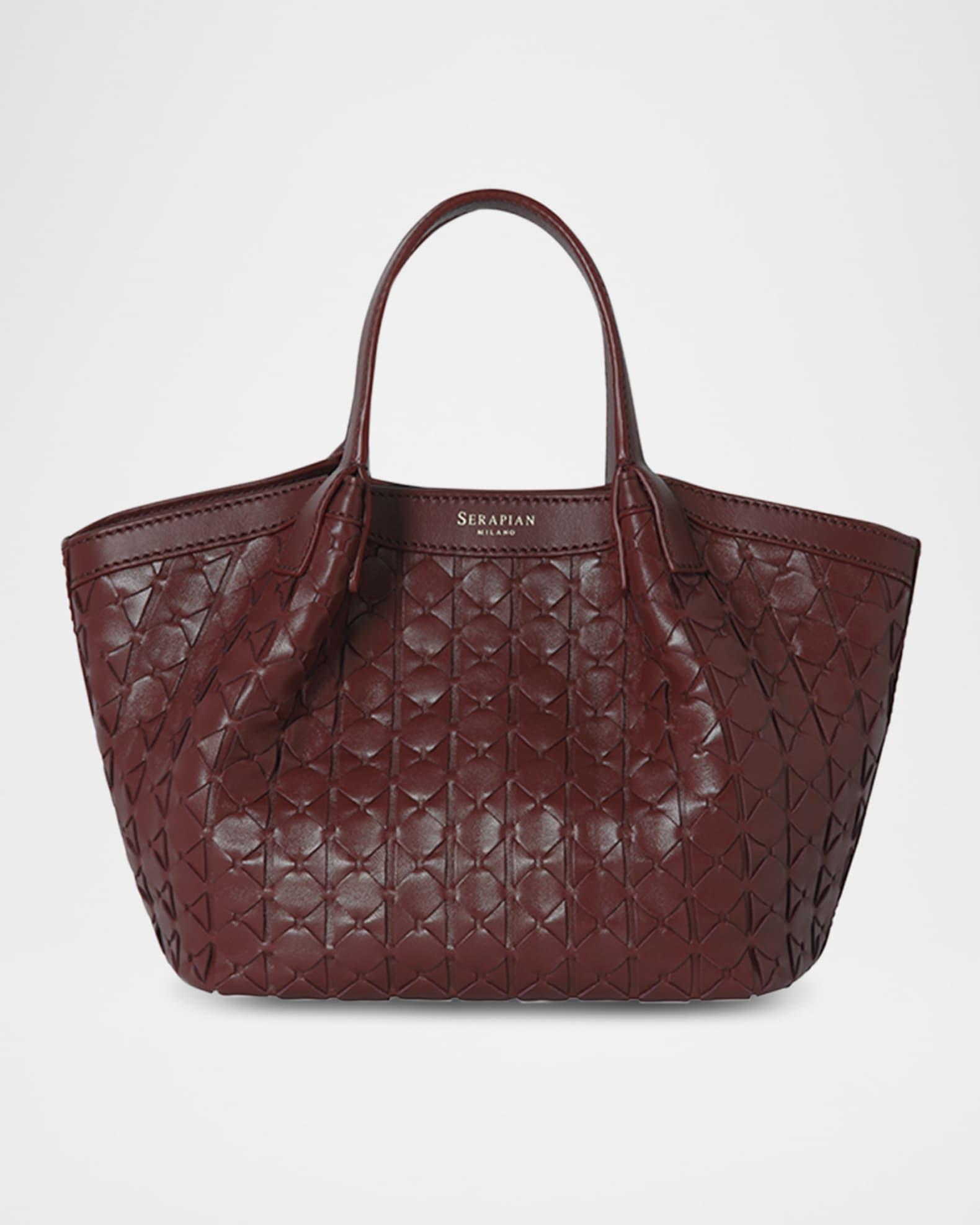 Secret Mini Mosaic Leather Top-Handle Bag Product Image