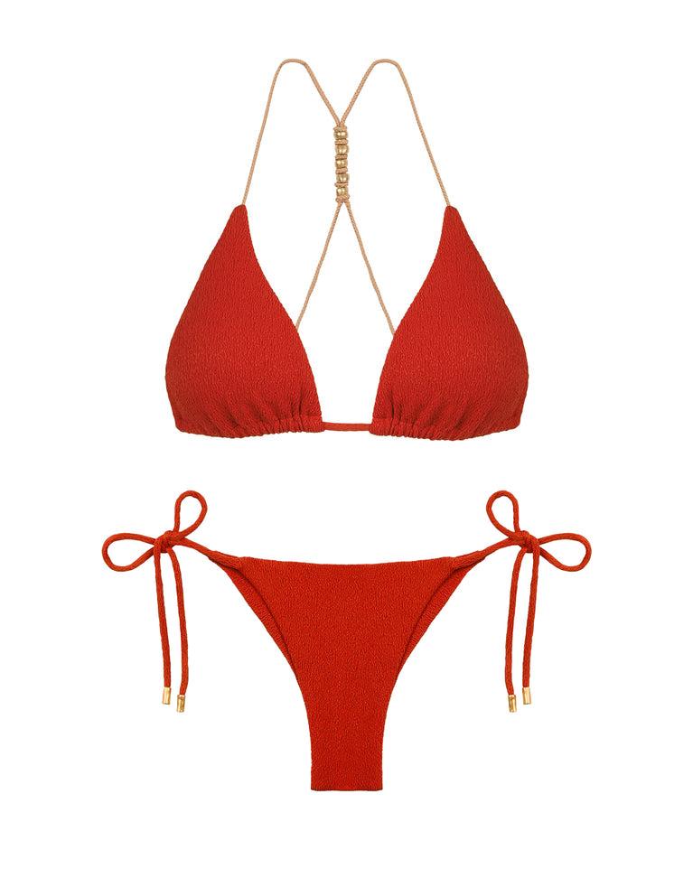 Firenze Tie Side Bottom - Ruby Product Image