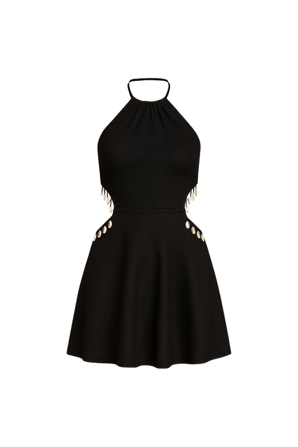 Alejandra Black Mini Dress Product Image