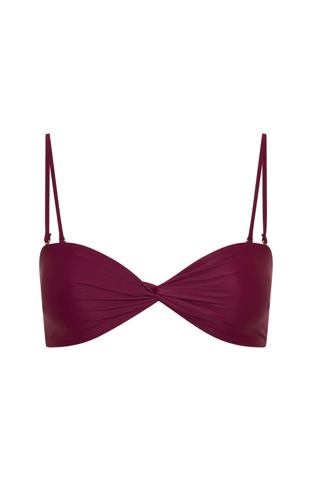 Kaya Bikini Top Sangria Product Image