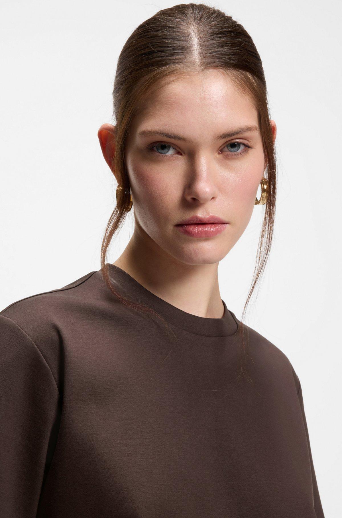 Relaxed-fit T-shirt in mercerized cotton Product Image