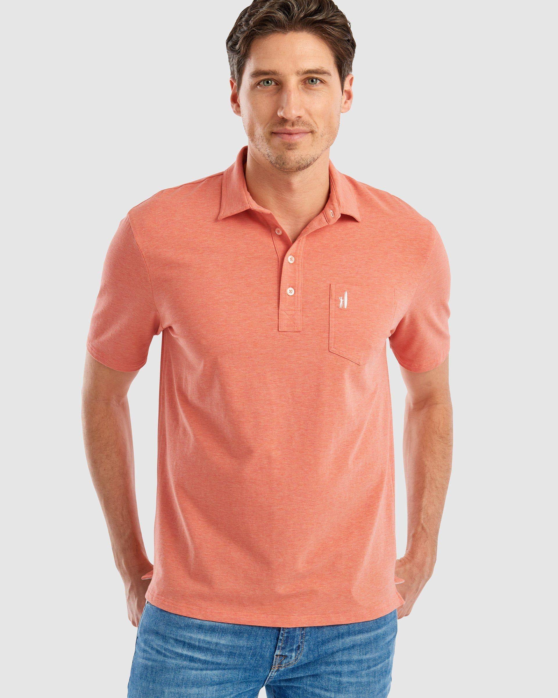 GS- TEST -  Heathered Original Polo Product Image