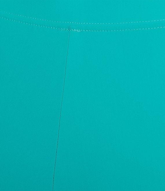 IC Collection Plus Size Slim Stretch Knit Cropped Pants Product Image