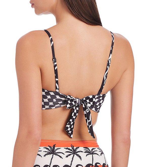 Sanctuary Beach Conversation Palm Tree Reversible High Waist Swim Bottom Product Image